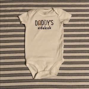 daddy's sidekick onesie